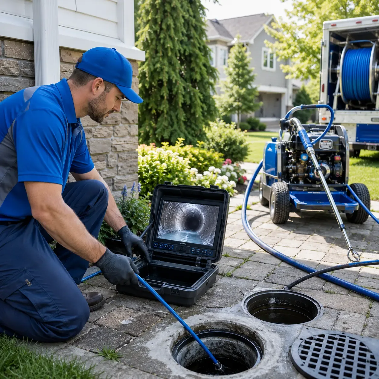 Outdoor drain cleaning professionals serving Rosenhayn, NJ